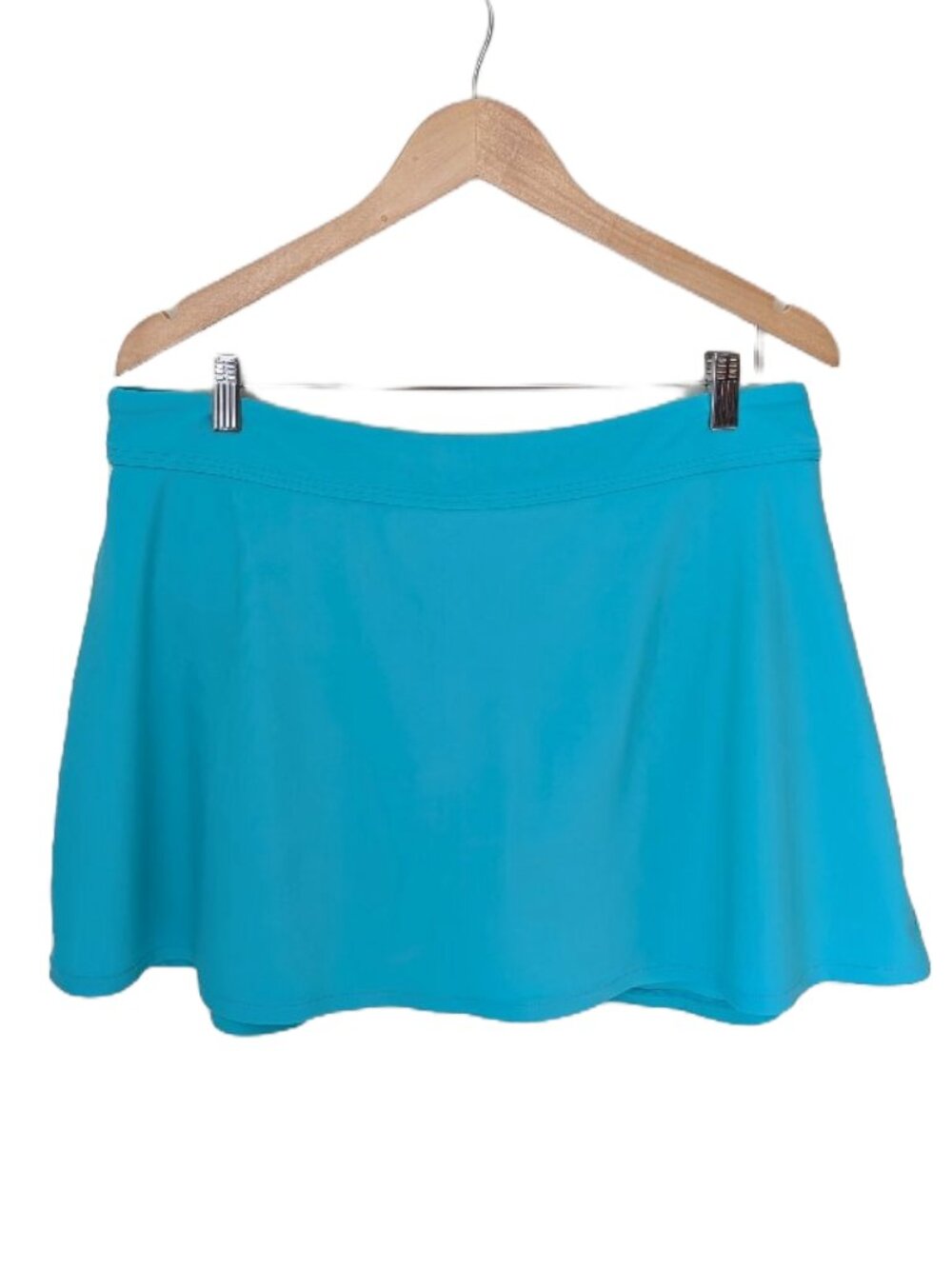 Turquoise Swim Skirt Flattering A-Line Women's XL